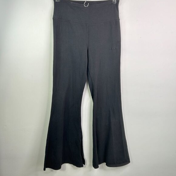 Champion black‎ flare yoga pants size large - Picture 1 of 9